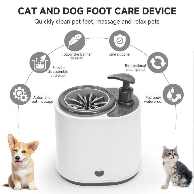 Dog Paw Cleaner - Portable Electric Pet Paw Cleaner USB