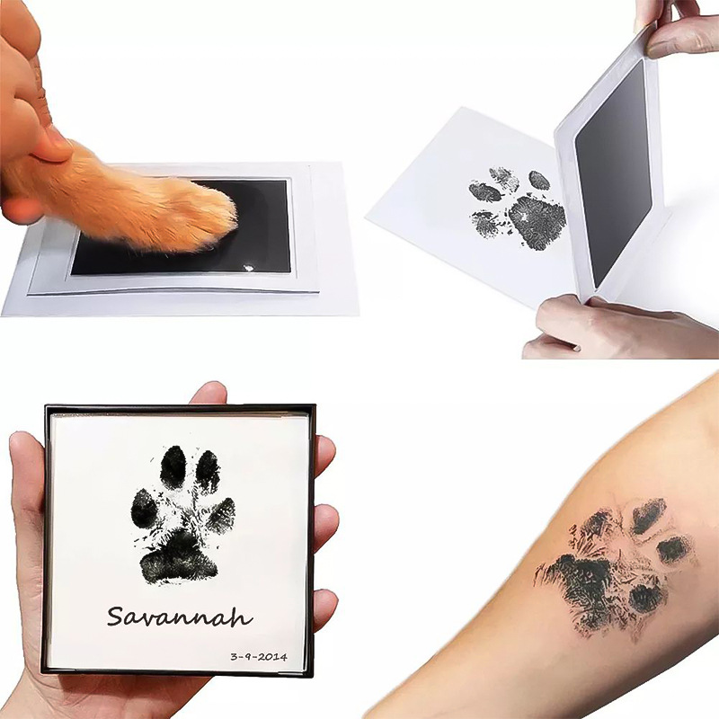 Dog Paw Cleaner - Cat Dog Paw Print Ink Kit