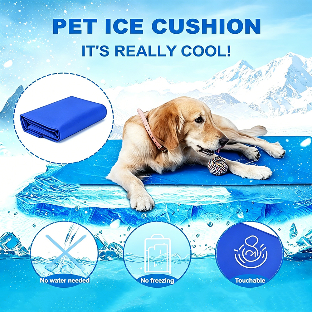 Calming Dog Bed - Summer Gel Pet Cooling Bed Mat