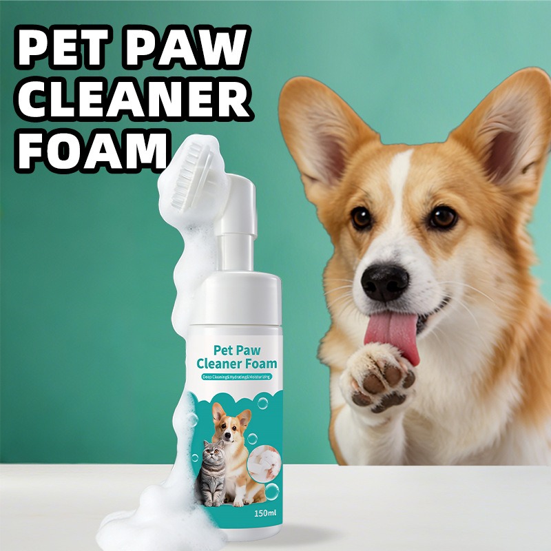 Dog Paw Cleaner - Pet Foot Cleaning Foam Dog Cat