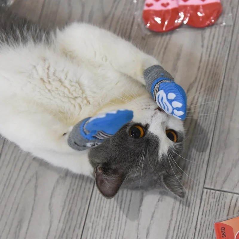 Dog Booties Paw Protector - 4Pcs Winter Pet Dog Socks Anti
