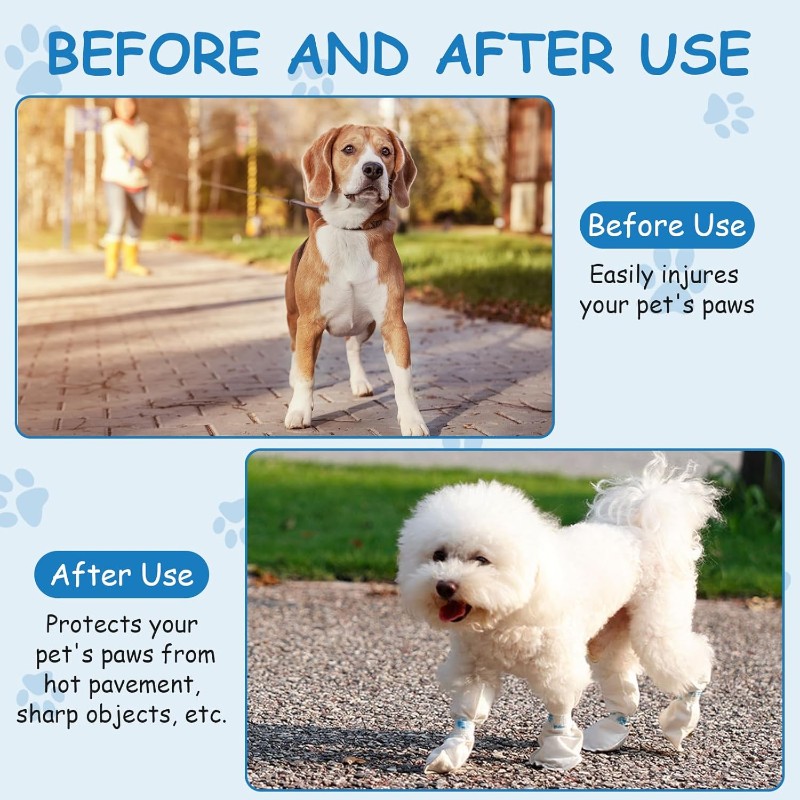 【CHRISTMAS 】Pet Disposable Sho – Dog Booties Paw Protector recenzja i cena