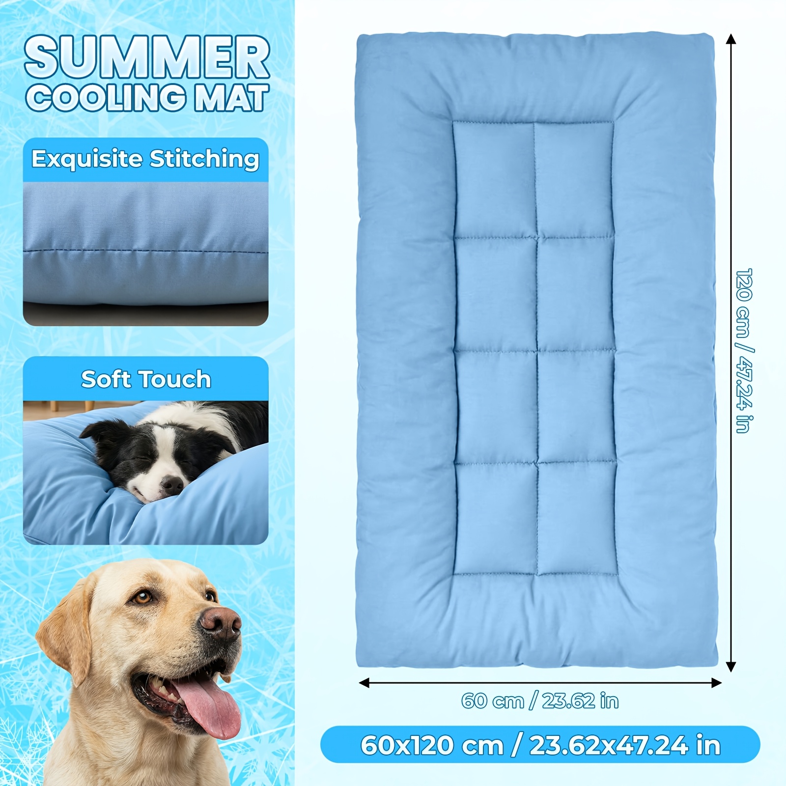 Extra-Large Summer Cooling Mat – Calming Dog Bed recenzja i cena