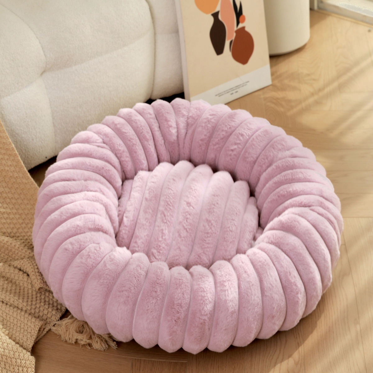 40-80cm Fluffy Pets Dogs Beds  – Calming Dog Bed recenzja i cena