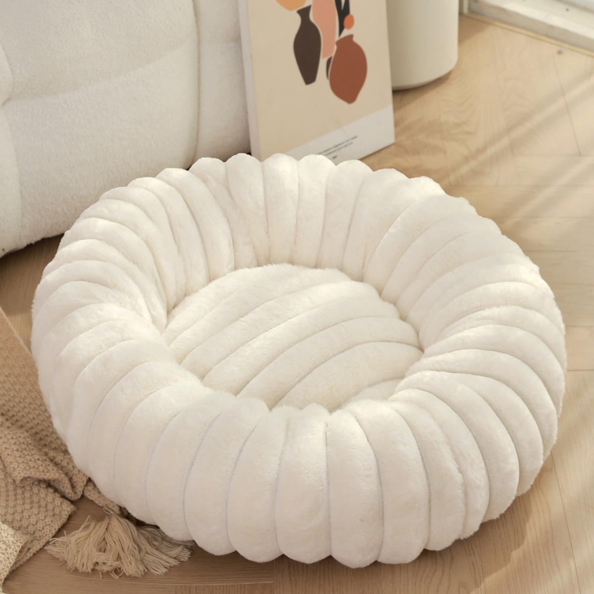 40-80cm Fluffy Pets Dogs Beds  – Calming Dog Bed recenzja i cena