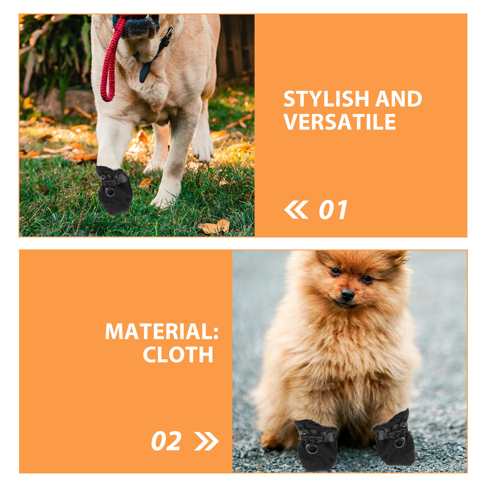 4Pcs Waterproof Dog Booties Ad – Dog Booties Paw Protector recenzja i cena