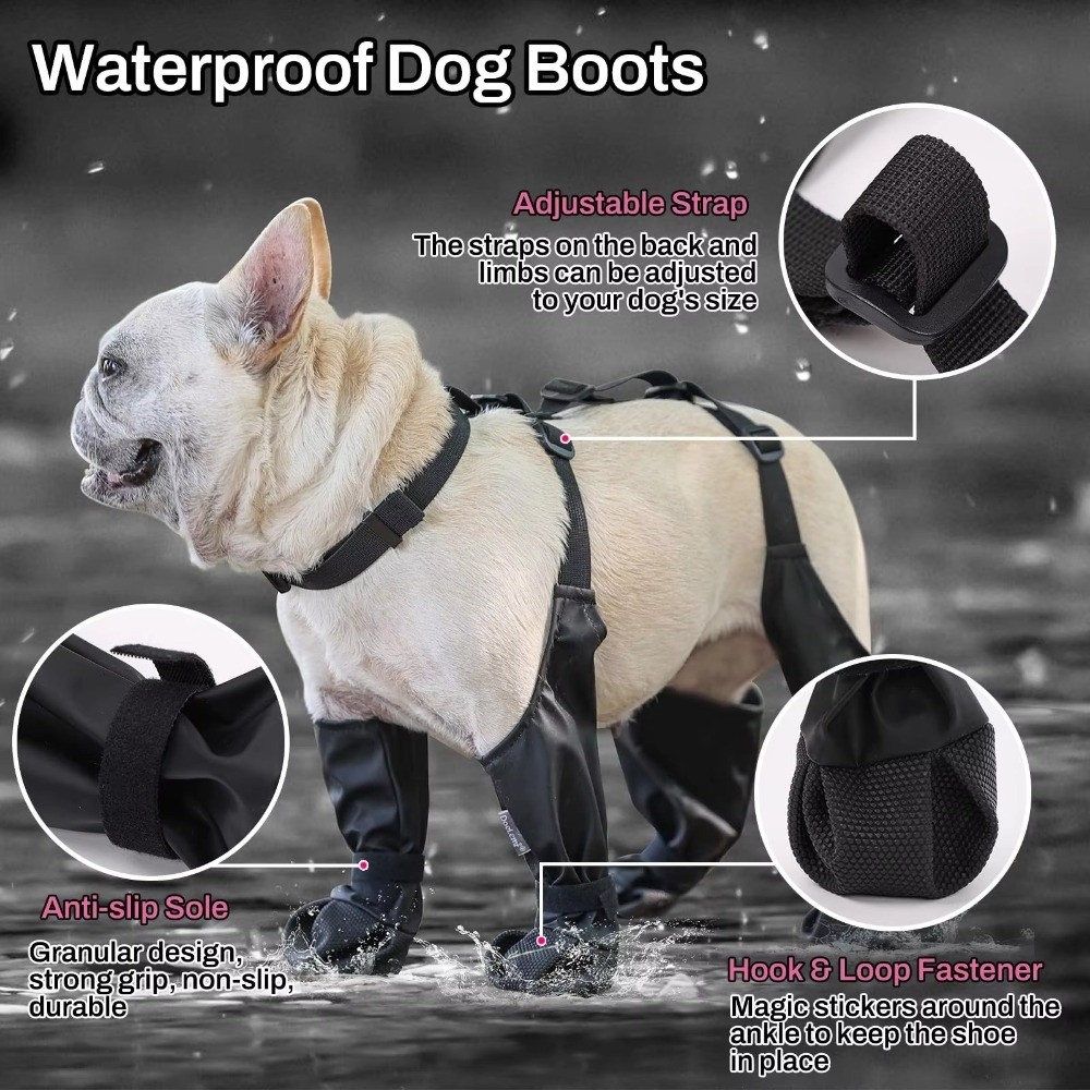 Anti-fall Waterproof Dog Shoes – Dog Booties Paw Protector recenzja i cena