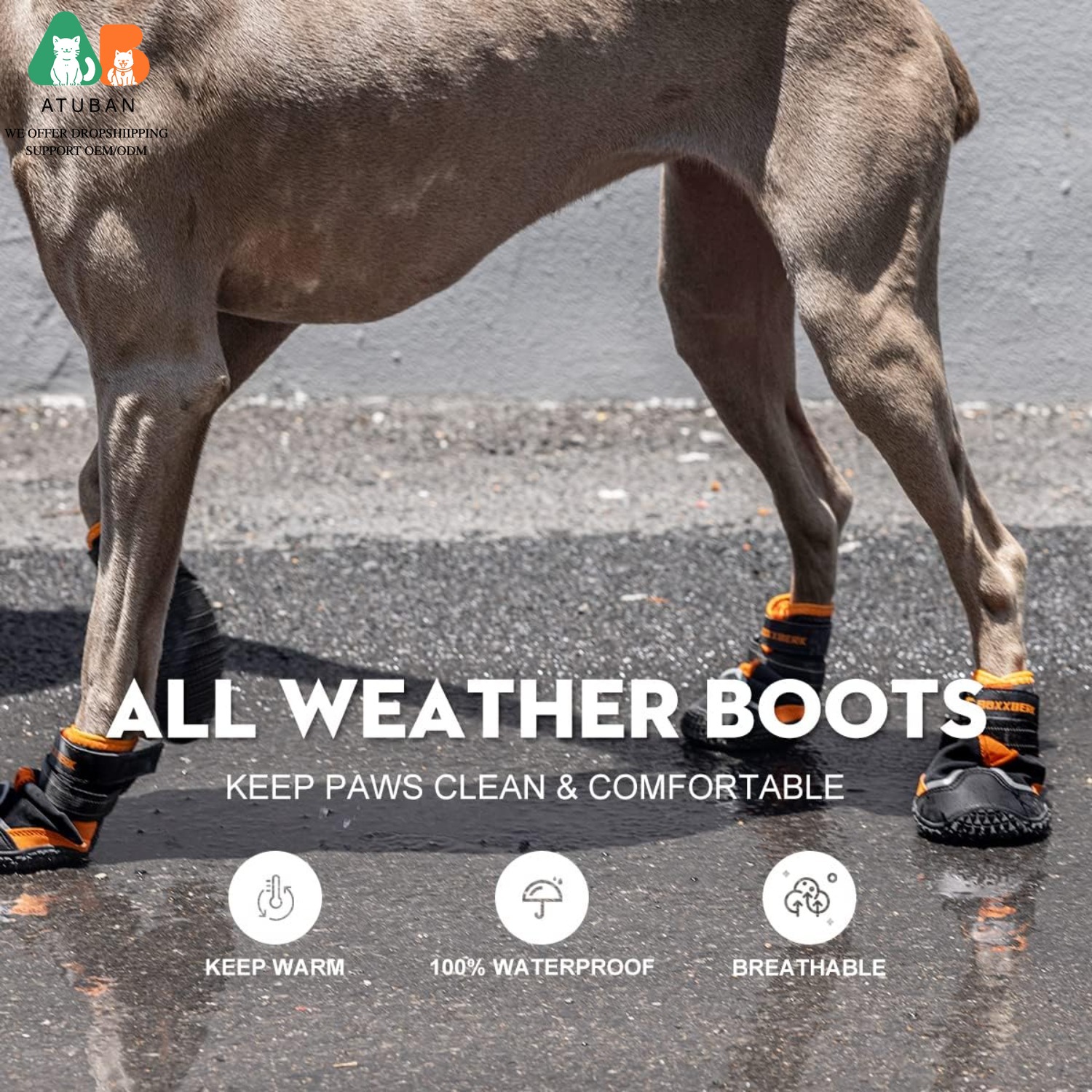 ATUBAN Dog Shoes for Dogs,Wate – Dog Booties Paw Protector recenzja i cena
