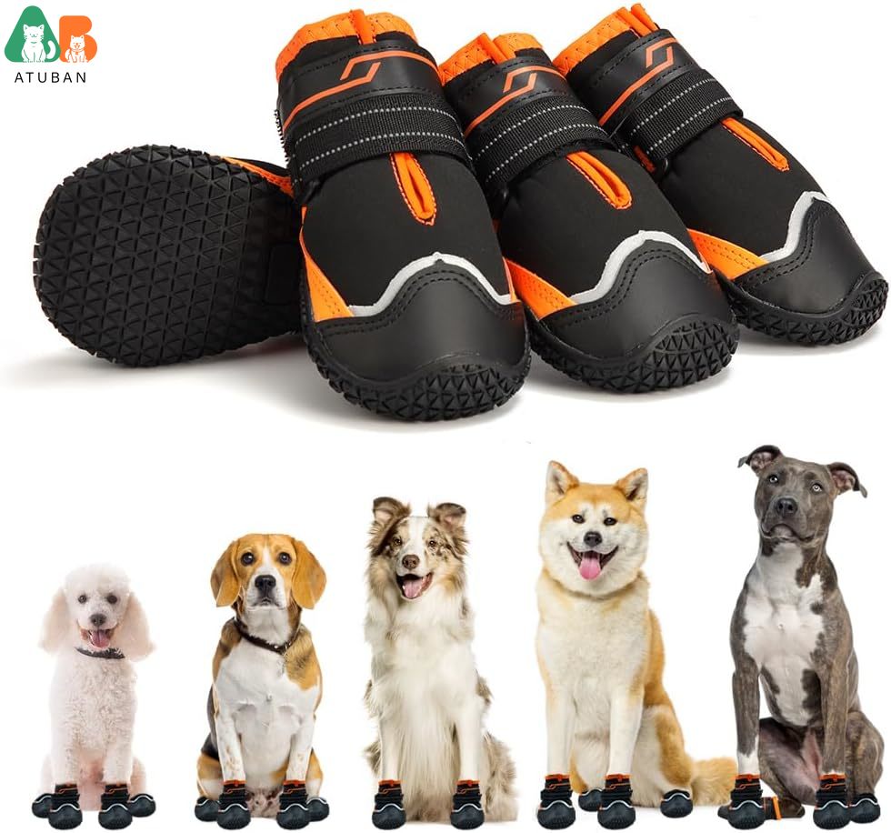 ATUBAN Dog Shoes for Dogs Anti – Dog Booties Paw Protector recenzja i cena