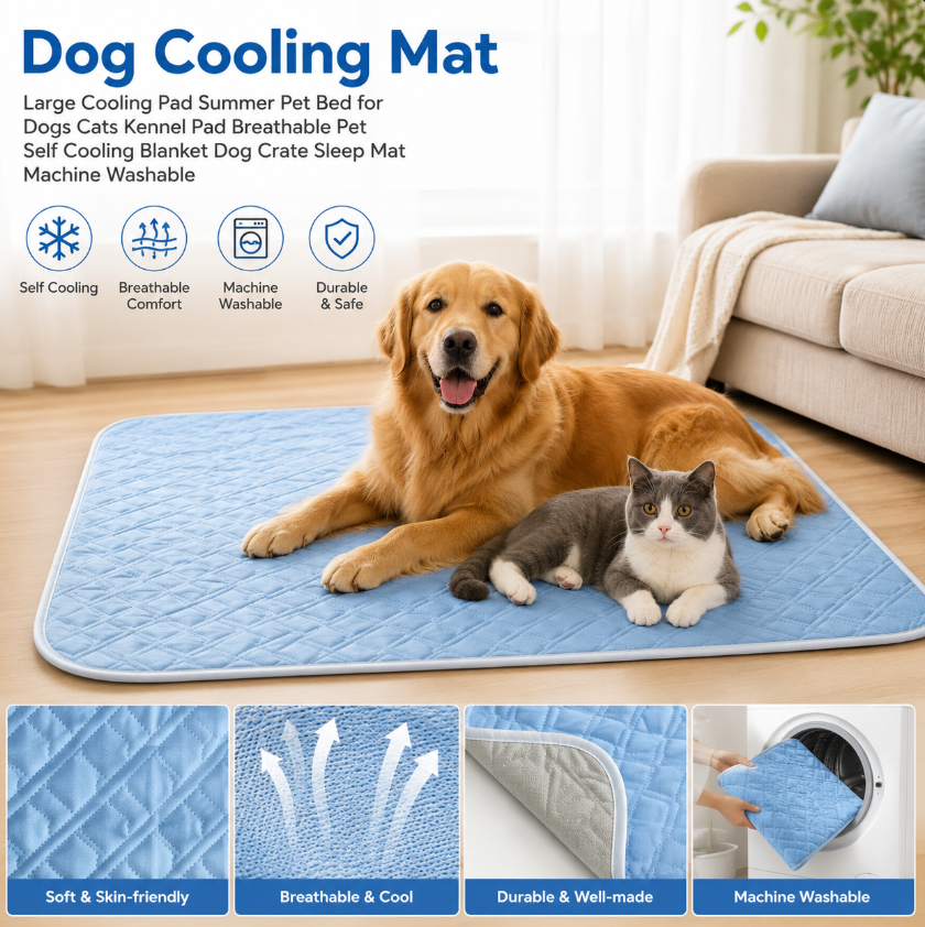 1PC A Pet Cooling Pad Ceiling  – Calming Dog Bed recenzja i cena