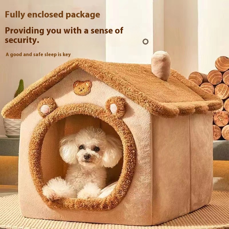 All Season Dog House Style Bed – Calming Dog Bed recenzja i cena