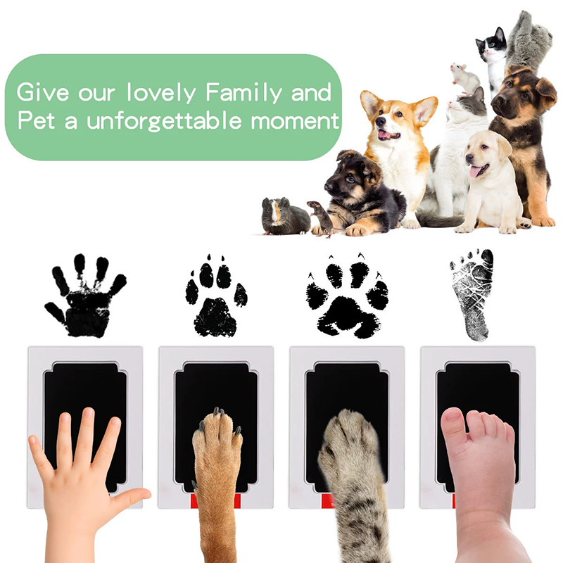Non Toxic Baby Hand Footprint  – Dog Paw Cleaner recenzja i cena