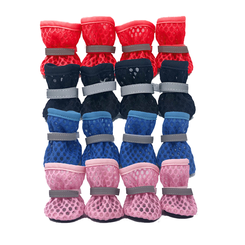 4pcs/set Summer Breathable Dog – Dog Booties Paw Protector recenzja i cena
