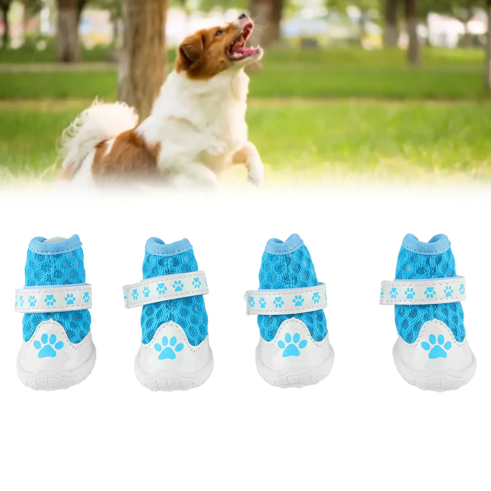 4pcs Dog Booties Spring Summer – Dog Booties Paw Protector recenzja i cena