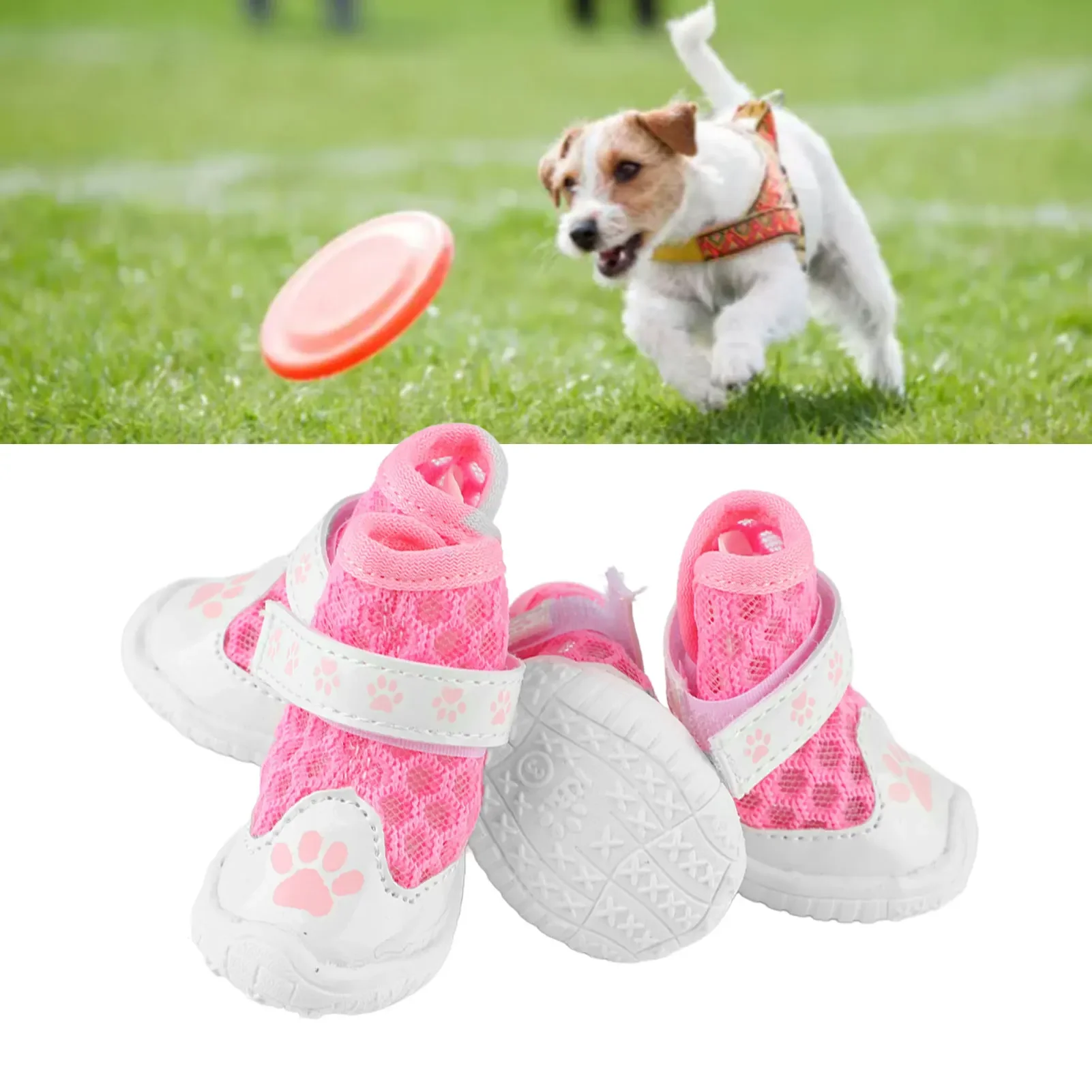 4pcs Dog Booties Spring Summer – Dog Booties Paw Protector recenzja i cena
