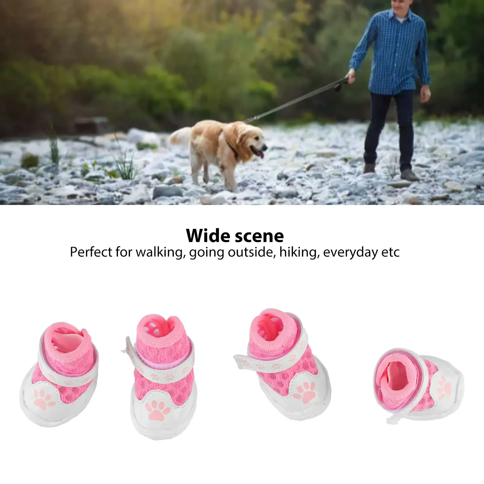 4pcs Dog Booties Spring Summer – Dog Booties Paw Protector recenzja i cena