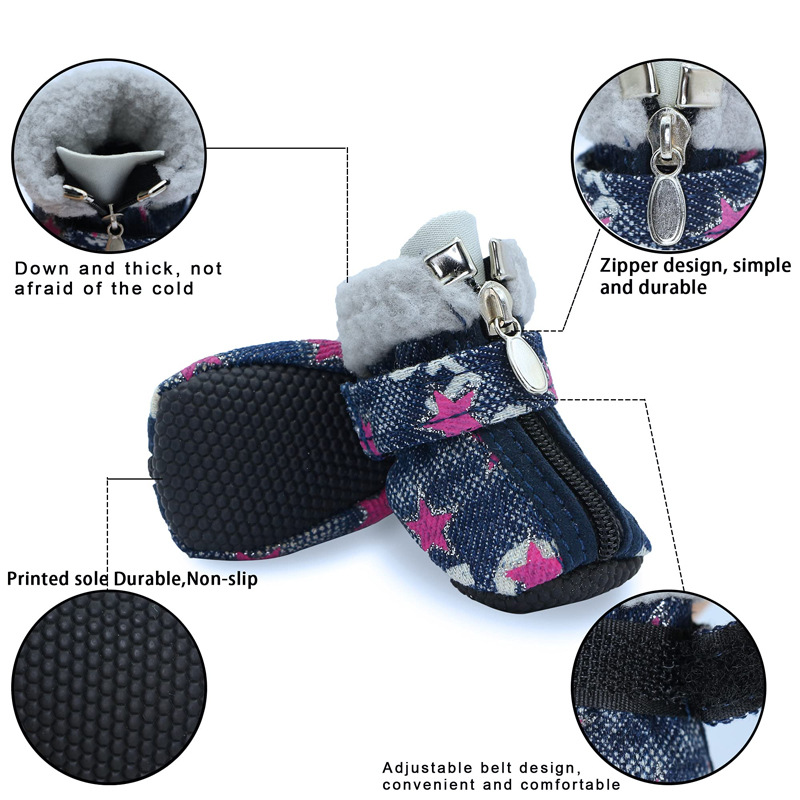 Benepaw  Warm Dog Shoes Winter – Dog Booties Paw Protector recenzja i cena